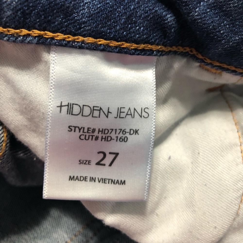 Hidden Jeans Frayed Ankle Jeans Size 27 - Picture 7 of 8
